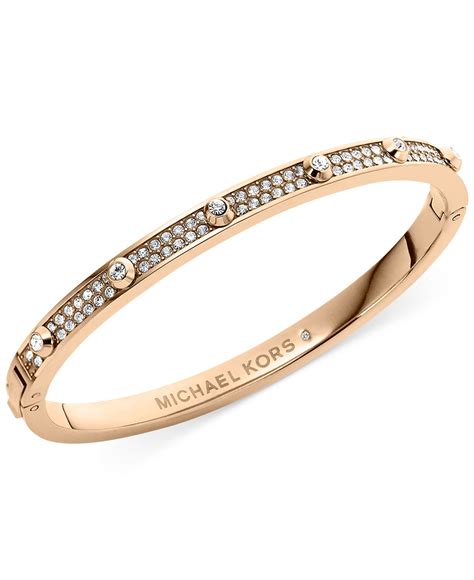 michael kors rose gold chain bracelet|Michael Kors gold bangle.